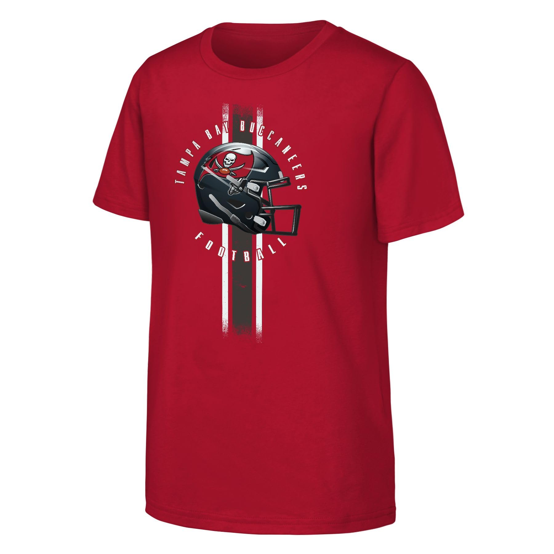 NFL Boys Play Hard Tee Short Sleeve T-Shirt, Dark Red, 4 Years EU