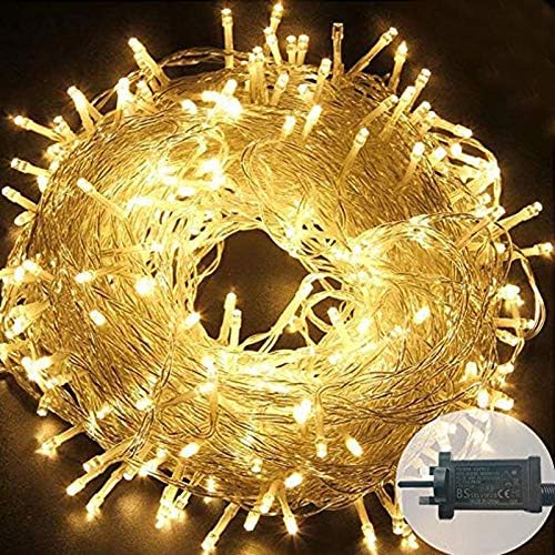 Clear Wire 12V War White String Lights Christas LED Fairy Lights For Hoe Xas Wedding Party Roo Yard Tree Holiday Decor - View #3