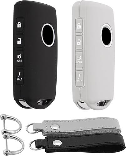 Funda de silicona para llavero compatible con Mazda 2025 2024-2019 con 4 botones para Mazda CX-5 CX-30 CX-50 CX70 CX90 3 6 CX-9 carcasa protectora