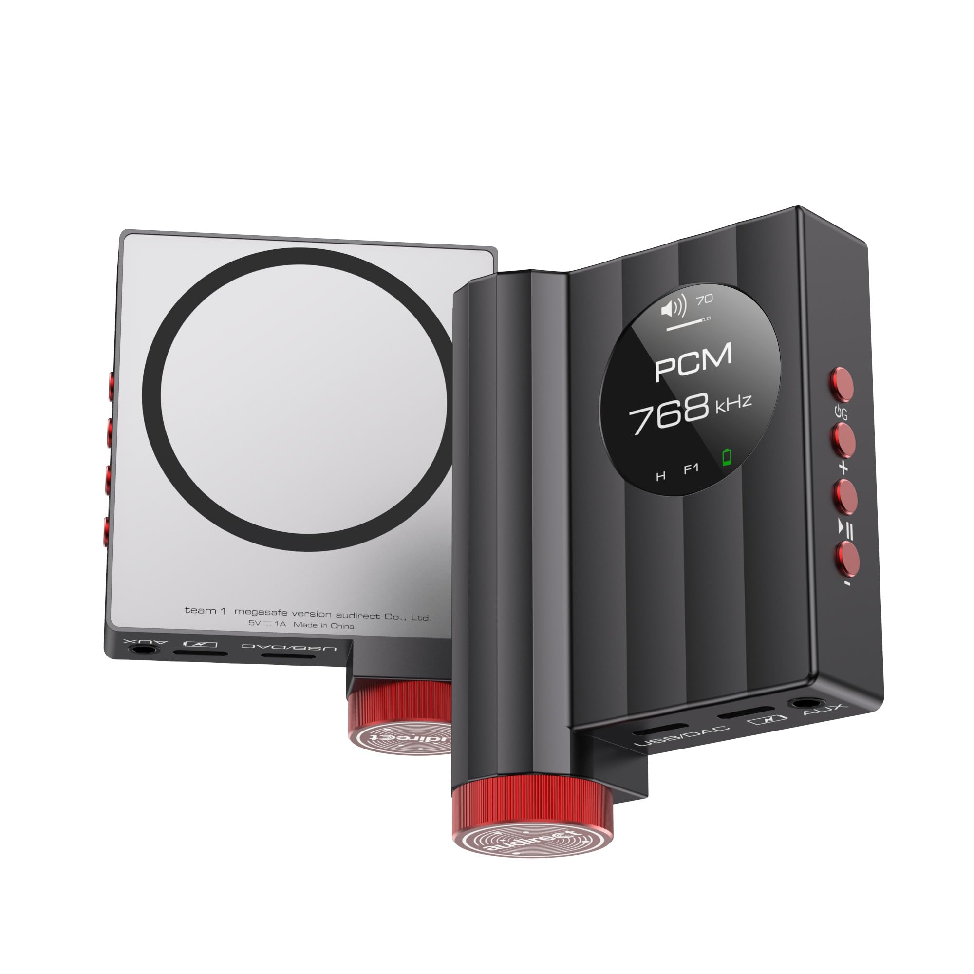 Fanmusic AUDIRECT Team1 MegaSafe Version Headphone Amplifier LME49860 DAC/AMP Decoder 3.5mm 4.4mm (Gray)