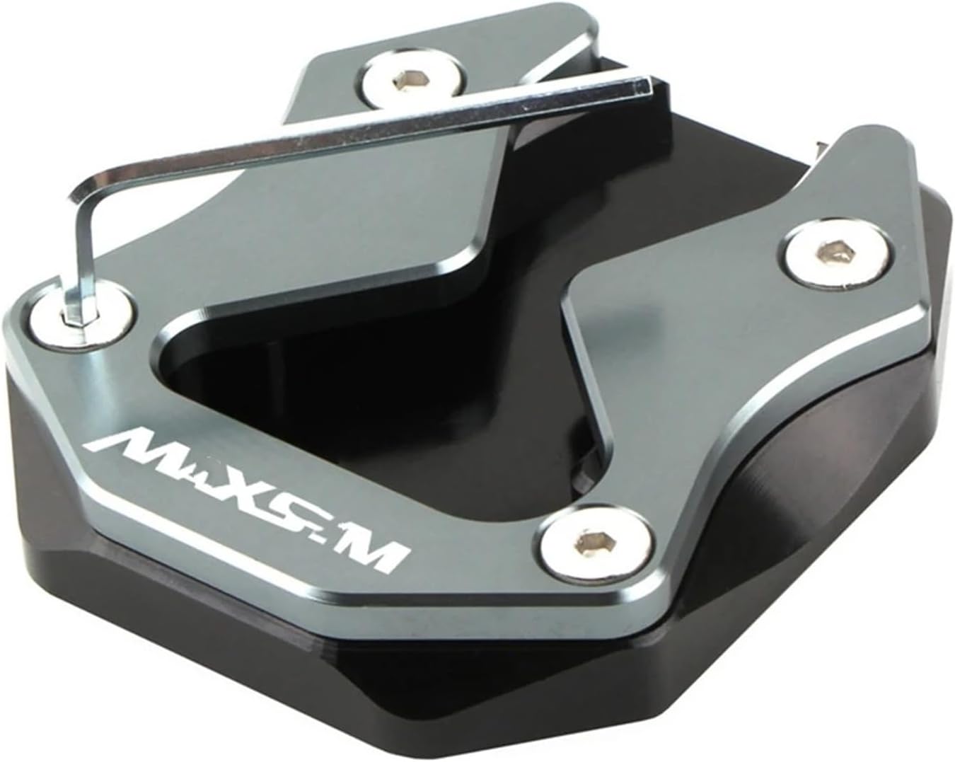 Motorcycle Kickstand Enlarge Plate Motorcycle Accessories Kickstand For SYM Maxsym 400 Foot Side Stand Extension Pad Support Plate Enlarge Stand