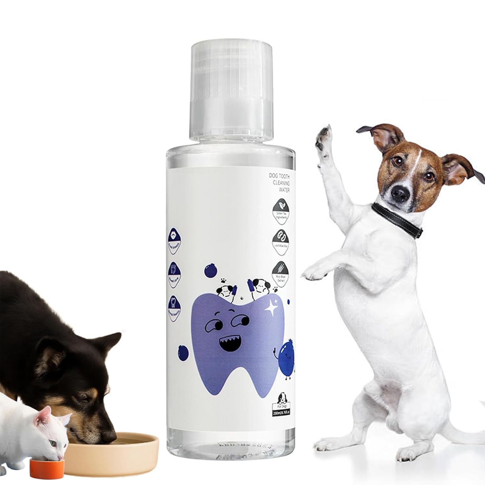 PawBright Dental Plus,Natural Odorless,Flavorless Formula to Fight Tartar,for Dental Water Additive,Promote Healthy Gums & Freshen Breath Easy Daily Use for All Pet