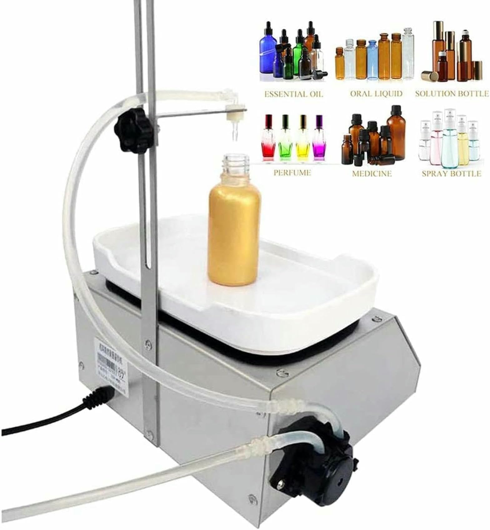 Máquina De Llenado De Líquidos, Máquina De Llenado Automático De Fluidos De 0 A 90 Ml, Máquina De Llenado De Fluidos con Control De Llenado De Botellas Digitales con