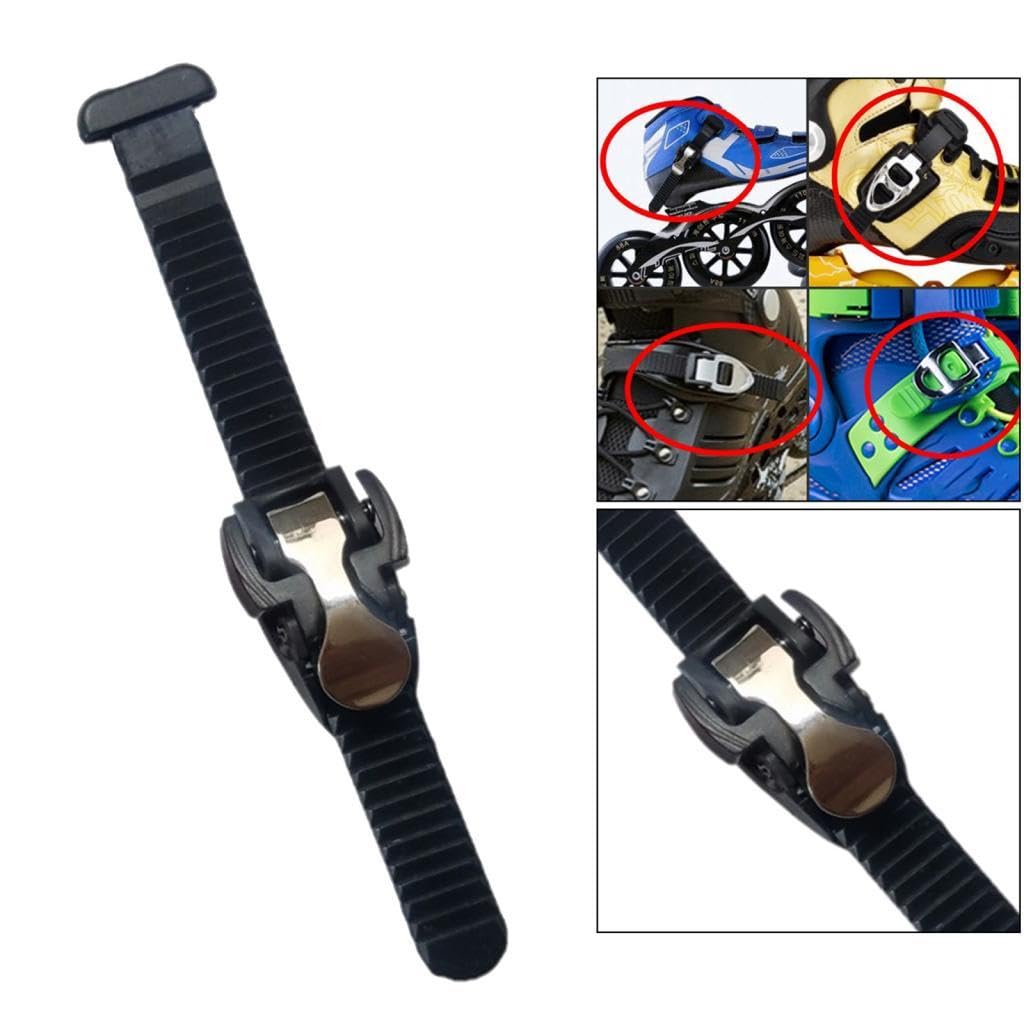 Amagogo Ceinture de Sangle de Patin avec Pince sous Forme de T Accessoires de Ceinture Serrée Pièces de Rechange
