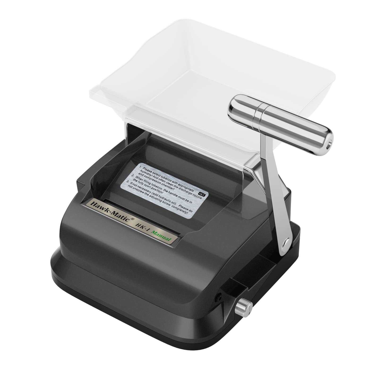 Hawk-Matic Inyectora hidráulica Manual de Cigarrillos - ¡Haga Sus Propios Cigarrillos casa 8.0mm