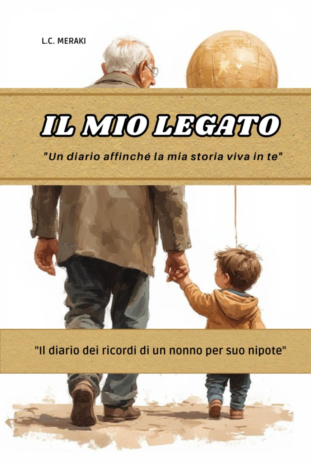 IL MIO LEGATO Un diario affinché la mia storia viva in te - Libro dei ricordi di un nonno per suo nipote: Un percorso attraverso 5 tappe della tua vita con 50 domande da completare