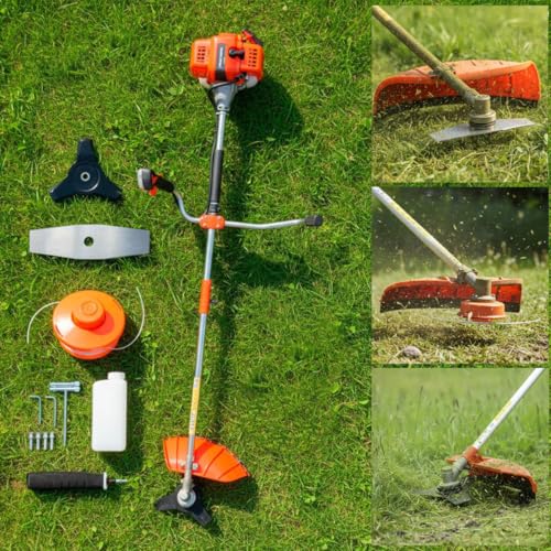 Roçadeira Profissional 2 Tempos 75cc a Gasolina 4 em 1 Nakasaki Multifuncional 3.5hp