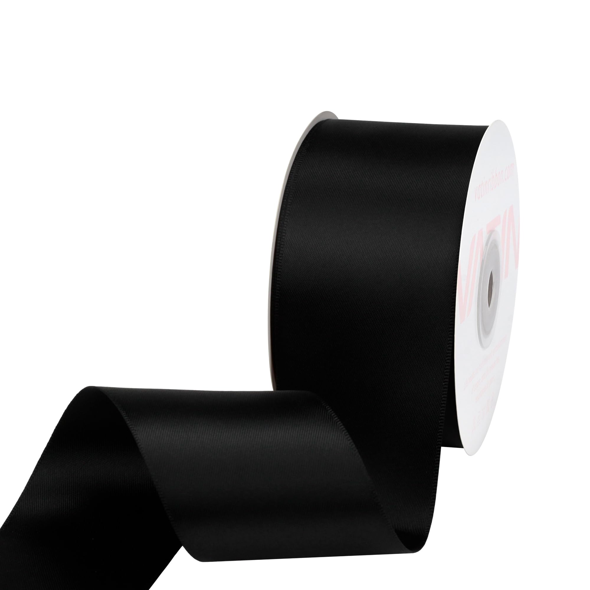 VATIN 100mm Wide Double Faced Polyester Deep Navy Blue Satin Ribbon- 4.5 Metre/Spool, Perfect for Chair Sash, Making Bow, Sewing and Wedding Bouquet — view 88