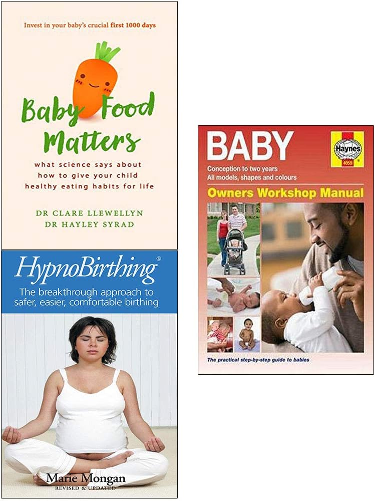 Baby manual (new ed)[hardcover], food matters and hypnobirthing 3 books collection set