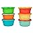 The First Years Take & Toss Toddler Bowls Set - Reusable Toddler Snack Cups - Toddler and Baby Snack Containers with Snap On Lids - Ages 9 Months and Up - 8 Oz - 6 Count