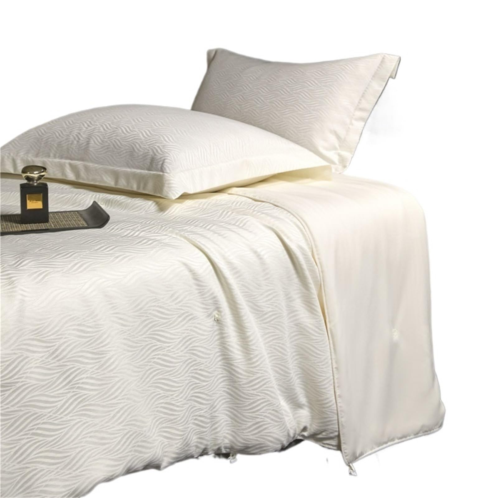 EBzvblxm Cooling Blanket for Summer, Silk Lightweight Summer Cotton Shell Cooling Blanket White Multiple Sizes(200x230cm)