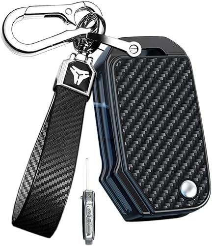 ontto Funda de metal para llave de automóvil, elegante funda para llave de automóvil, para Kia Seltos Forte Sportage Seltos K5 Soul Sorento Cerato