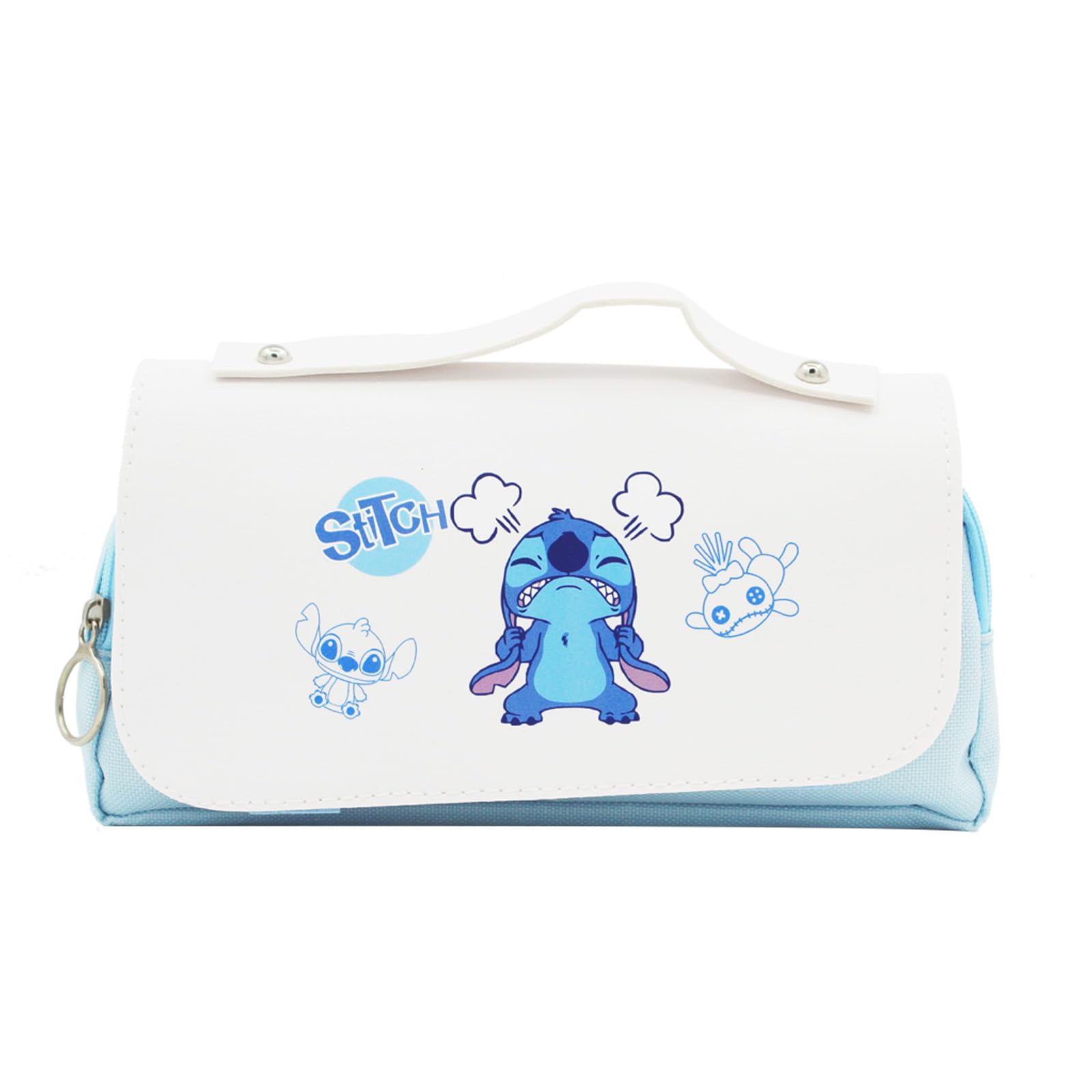 Tomicy Estuche de Portátil, Estuche de Lápices de , Estuche Escolar de Transporte de Papelería Portatodo Estuche Escolar para Niñas Niños Adolescentes Estudiantes Adultos(Azul)