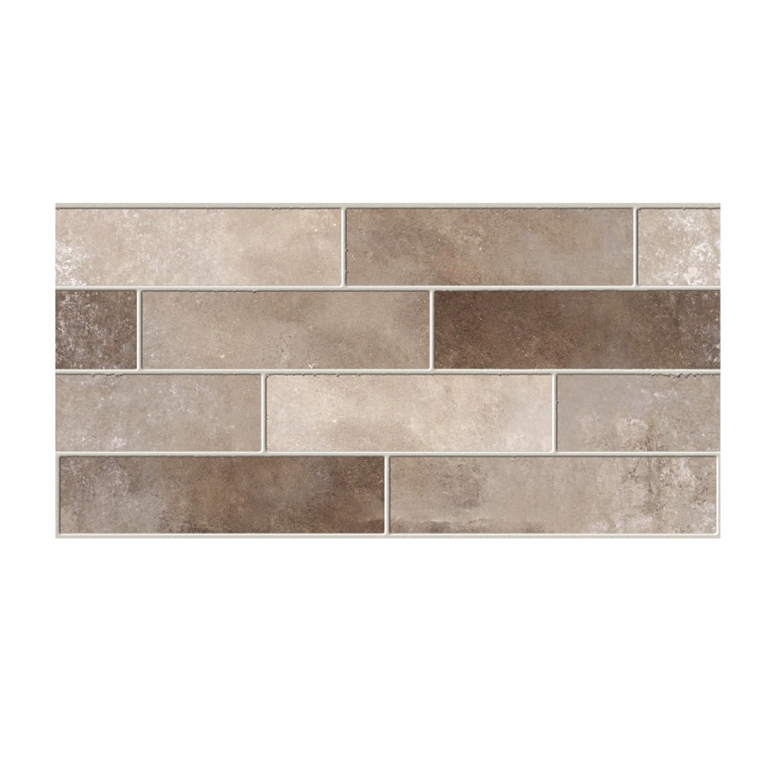 Stick On Tiles 1pc/9pcs Backsplash Tile Sticker Self Adhesive Wall Sticker Peel and Stick Tile Sticker Waterproof 15cm x 30cm(Brown-1pc)