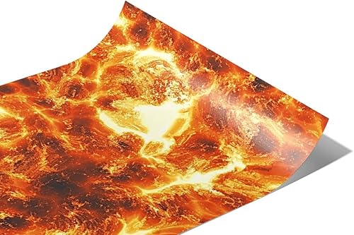 Rwraps - Rollo de película de vinilo mate de lava Deadly Fumarole de 59 pulgadas x 1 pie con tarjeta de aplicación para vehículo