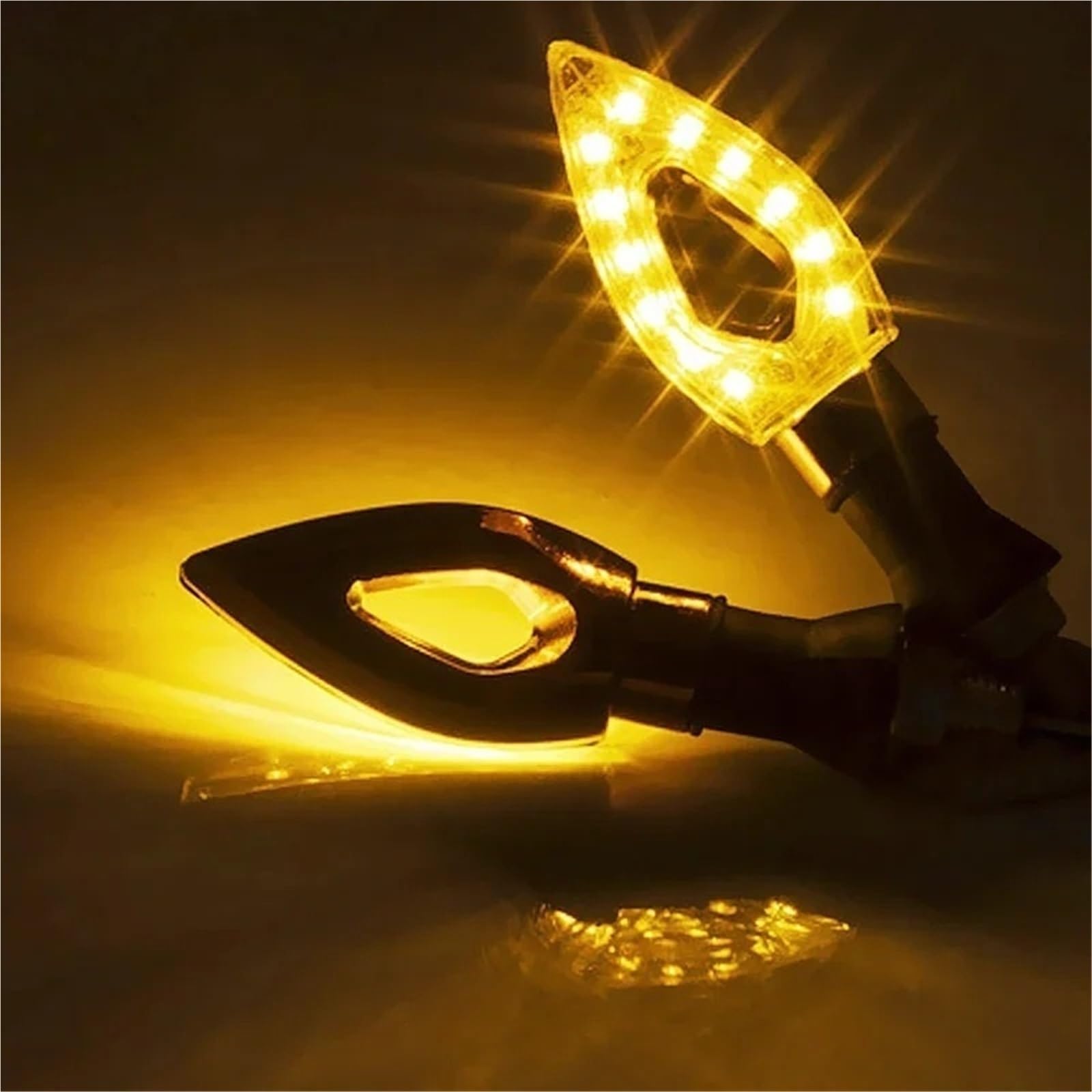 Motocicleta 12 para LED intermitentes para giro corto para luces señal