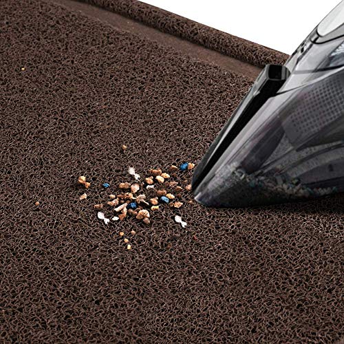 Darkyazi Pet Feeding Mat Large For Dogs And Cats,24"×36" Flexible And Easy To Clean Feeding Mat,Best For Non Slip Waterproof Feeding Mat (Coffee) #TOP4