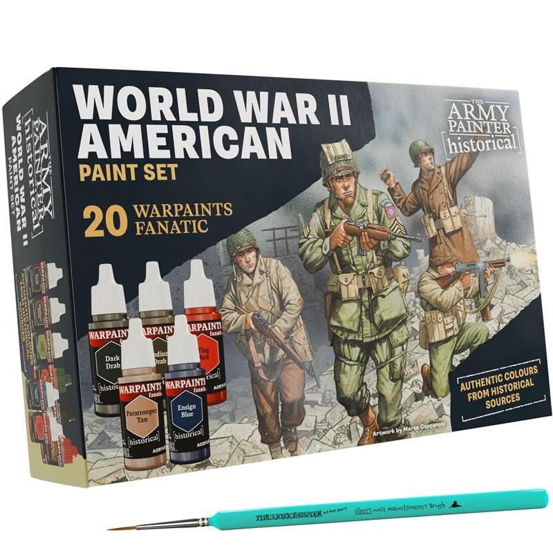 Amazon.com: The Army Painter Historical: WWII American Paint Set