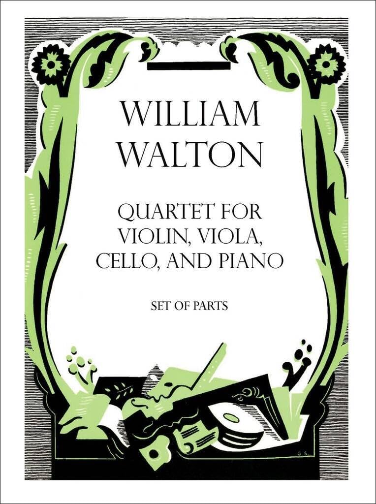 Quartet for Violin, Viola, Cello, and Piano: Set of parts (& score for pianist)