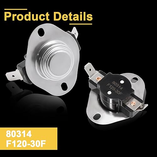 Vista 41 de Adviace Interruptor de límite de alta temperatura 80683 para estufas de pellets Breckwell P1000 Big E, P20, P22, Ashley APC4000 y calentador