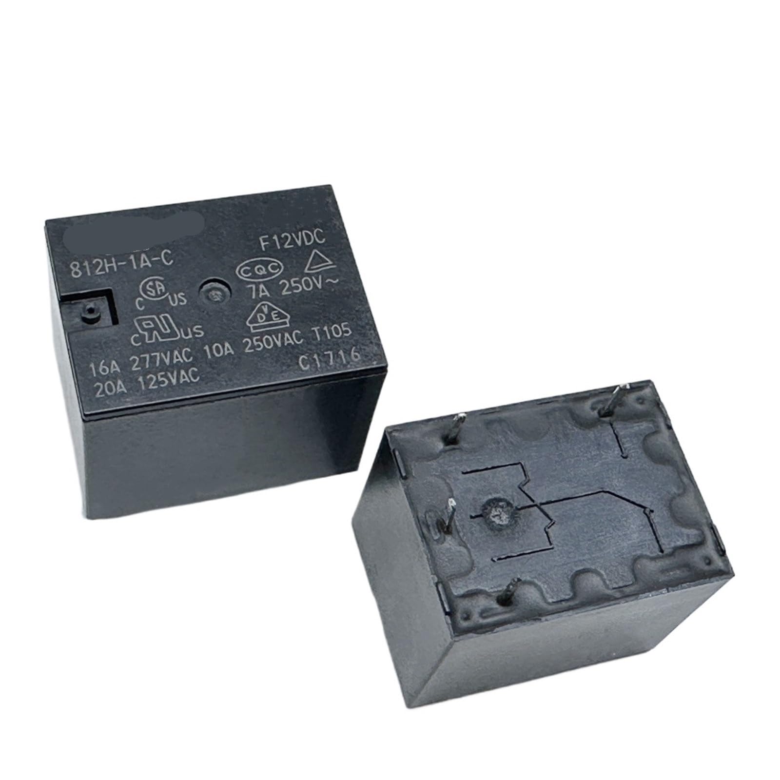 PKNVKZIDK 1pc 812H-1A-C F12VDC Relay 4pins