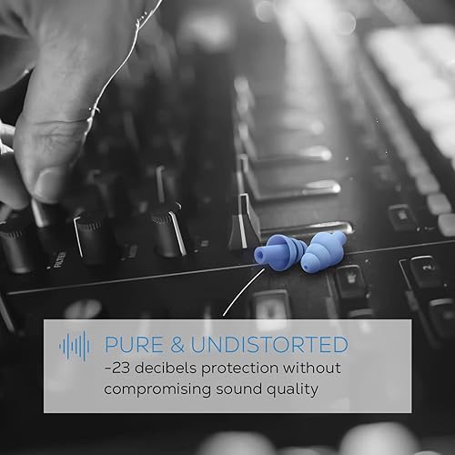 Miniatura 4 de Shush Tapones acústicos para los oídos – para festivales de música, clubes y conciertos – Filtro de cerámica para una calidad de sonido superior