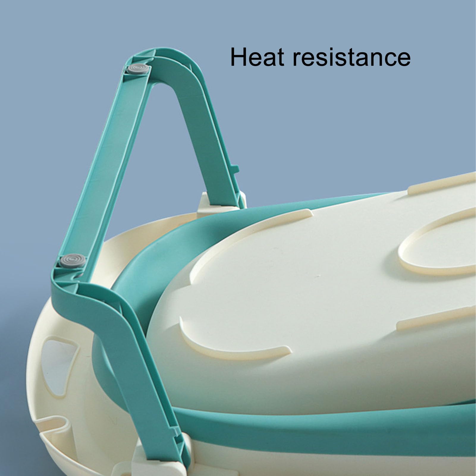 Bañera Plegable para Bebés con Sensor de Temperatura y Orificio de Drenaje para Recién Nacidos y Niños Pequeños Hecha de PP TPE 30,5 X 17,5 Pulgadas (Verde)
