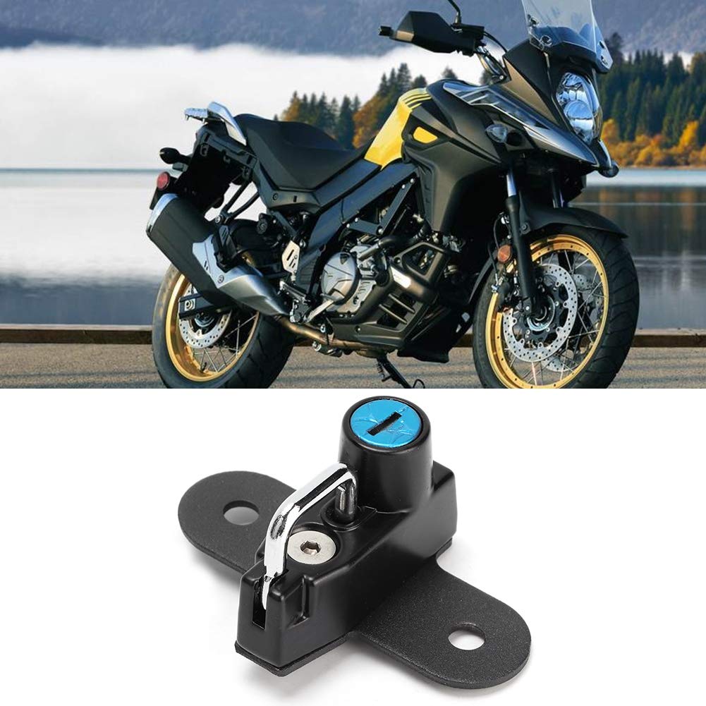 Helmschloss Für Suzuki V-Strom 250 (2017-2019) – Aluminiumlegierung, Kompakt, Einfach Zu Installieren, Diebstahlschutz Für Helm