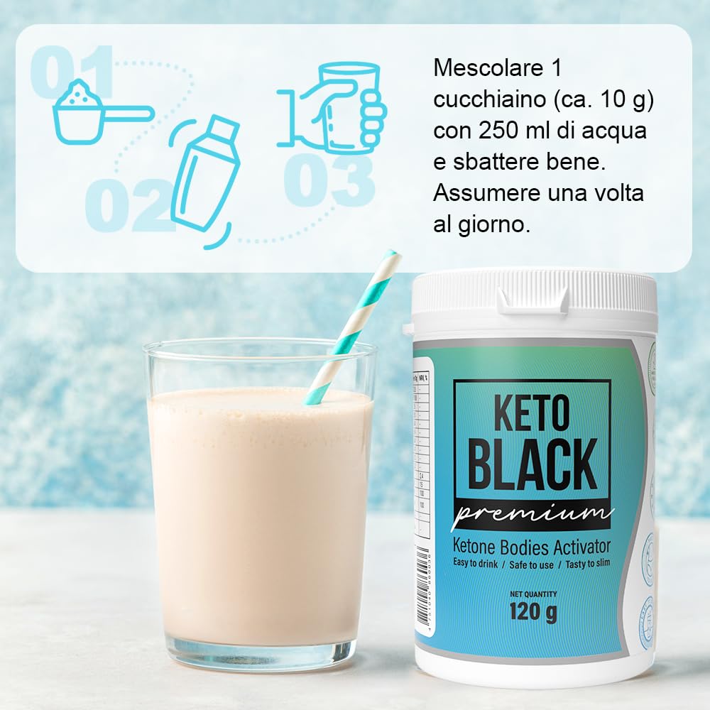 Dimagrante Originale - Prodotti Proteici per Dieta Chetogenica 120 g, Shake Vegan, Gusto cocco, Polvere