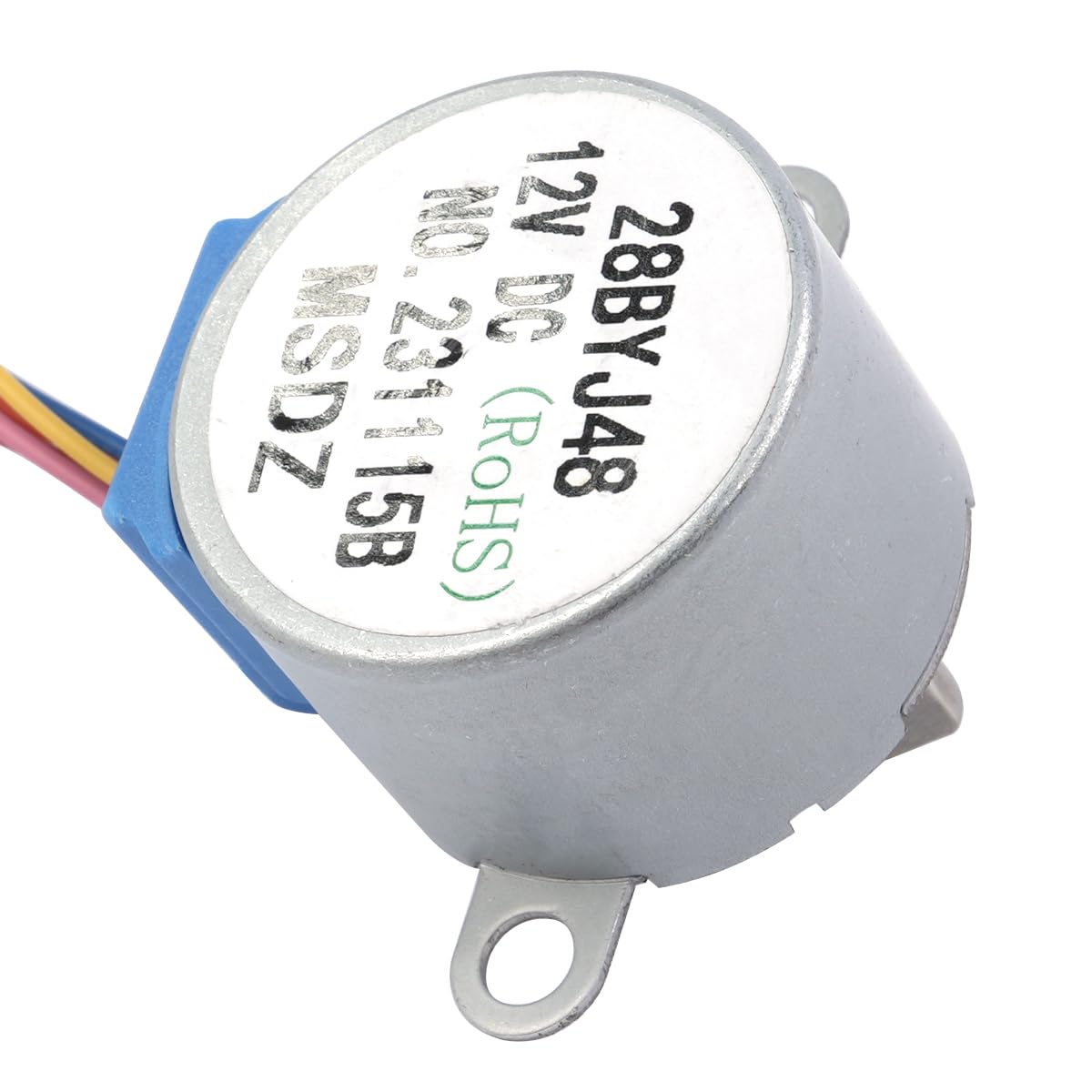 28BYJ48 - Motore a passo micro riduttore, 12 V, 4 fasi, 5 fili, motore passo-passo per aria condizionata, telecamera di sicurezza, sorveglianza, regolazione, direzione, azionamento, progetto