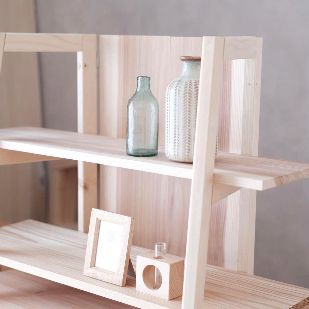 イベント什器 軽量 2段 マルシェ ディスプレイ 折りたたみ イベント