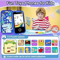 Kids Smart Phone Girl, Christmas Birthday Gifts for Boy Girl Age 3-10 Kids Toys Cell Phone,Touchscreen Toddler Learning Play Toy Phone - Image 6