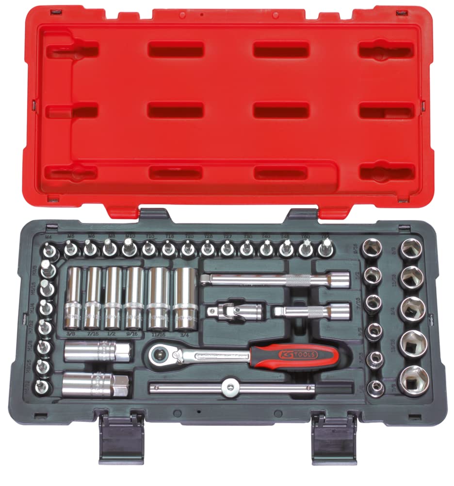 KS ToolsUltimate 922.0646 46 Pieces Box of Sockets/Accessories 3/8 "