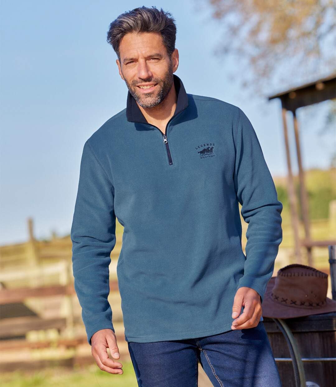 ATLAS FOR MEN - Lot de 2 Pulls en Micropolaire pour Homme - Léger et Doux - Parfait pour l'hiver - Disponible en Grandes Tailles du M au 5XL
