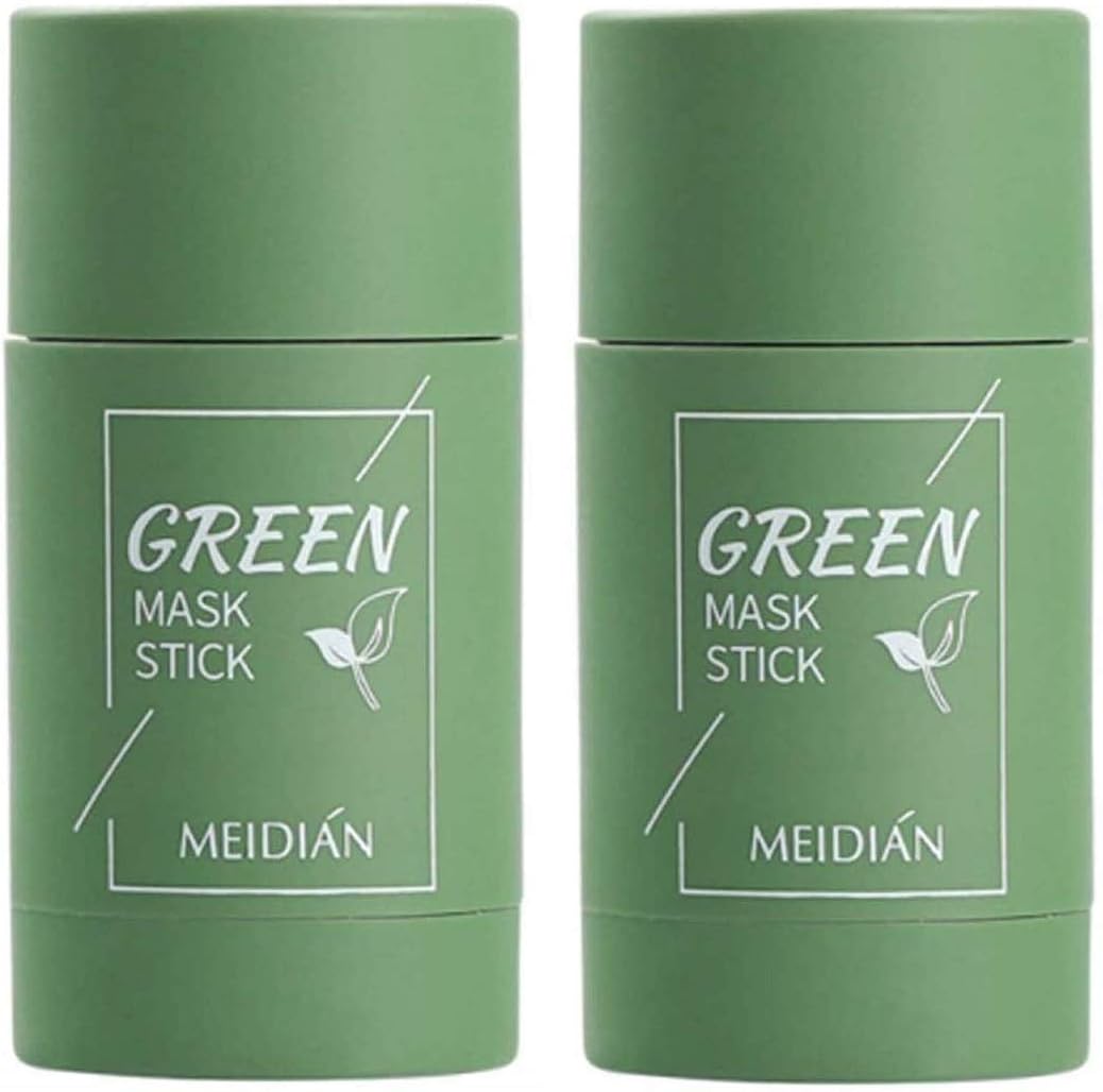 Venanoci Green Tea Mask Stick(2 Pack), Purifying Clay Mask, Blackhead