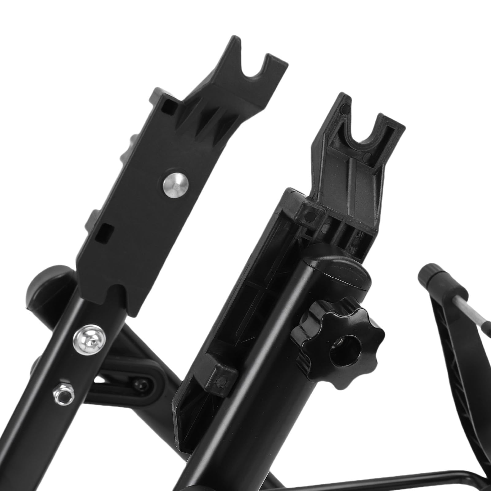 Fahrrad-Laufrad-Zentrierständer, Faltbarer Wartungshalter aus Kohlenstoffstahl für 16- Bis 29-Zoll-Räder, Ideal für Reparaturen an Mountainbikes und Rennrädern