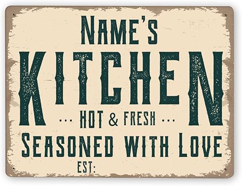 Miniatura 12 de Letreros de cocina personalizados personalizados para cocina, decoración de pared, letreros de metal para restaurante de mostrador, bar en casa