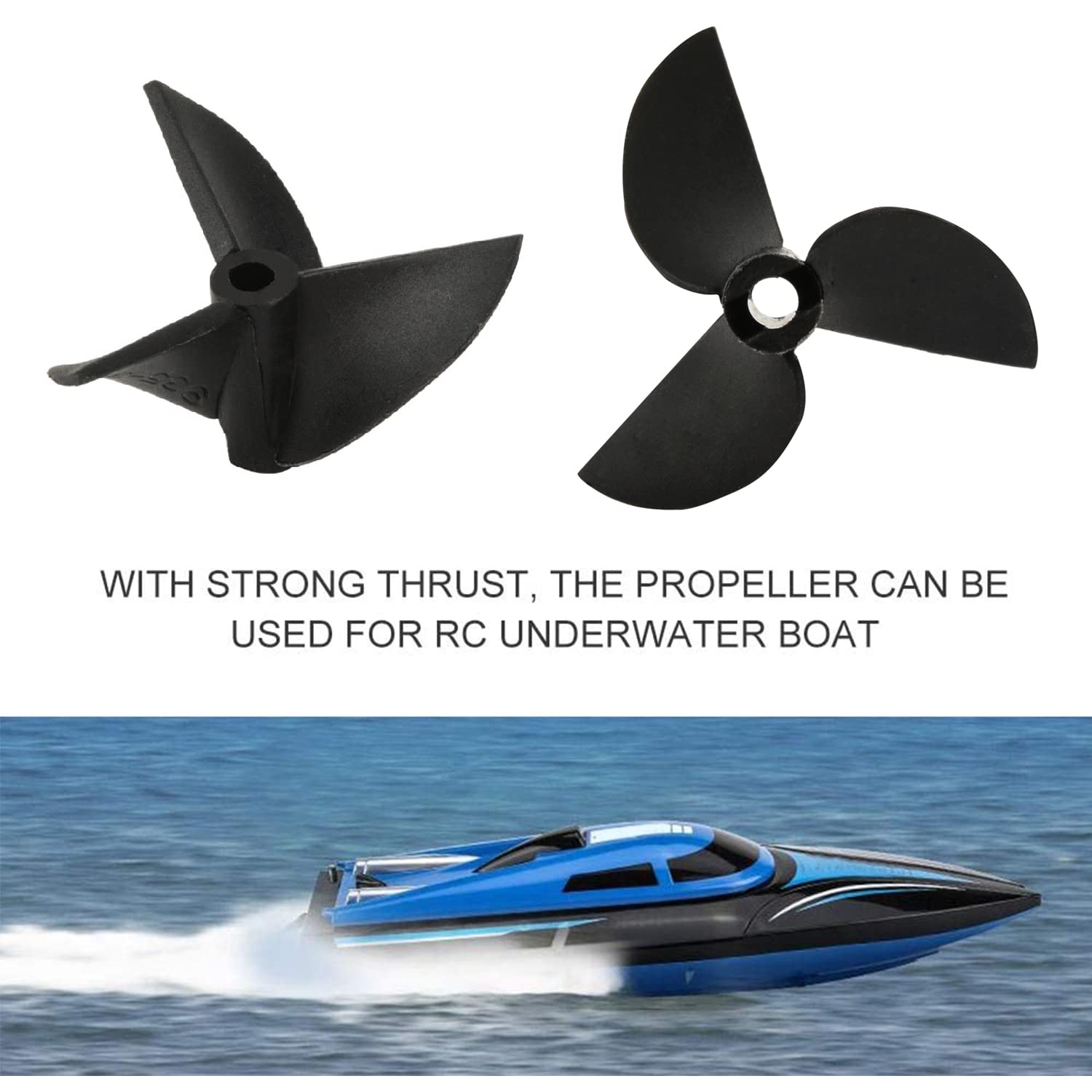 55 Shockwave Rc Boat Twin Motor Blade Rc Boat 2-Pack 40mm RC Boat - Main Image