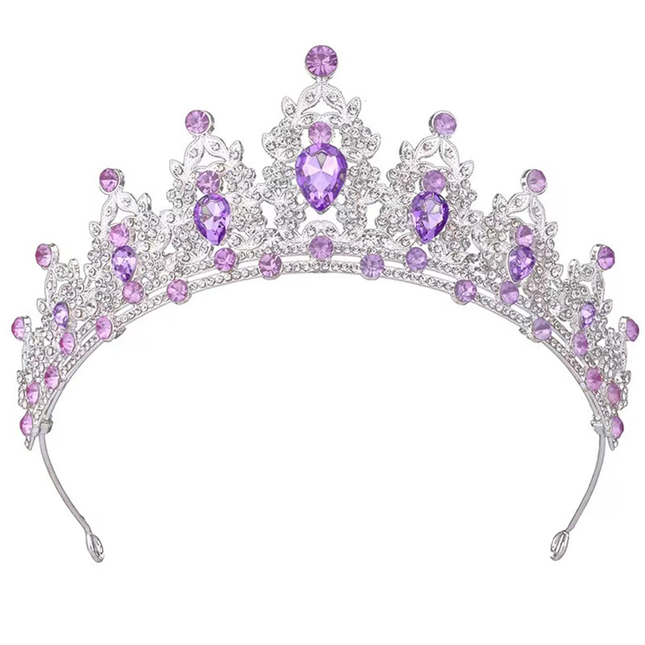New women crown tiara Bridal Bridesmaid crystal headpiece birthday
