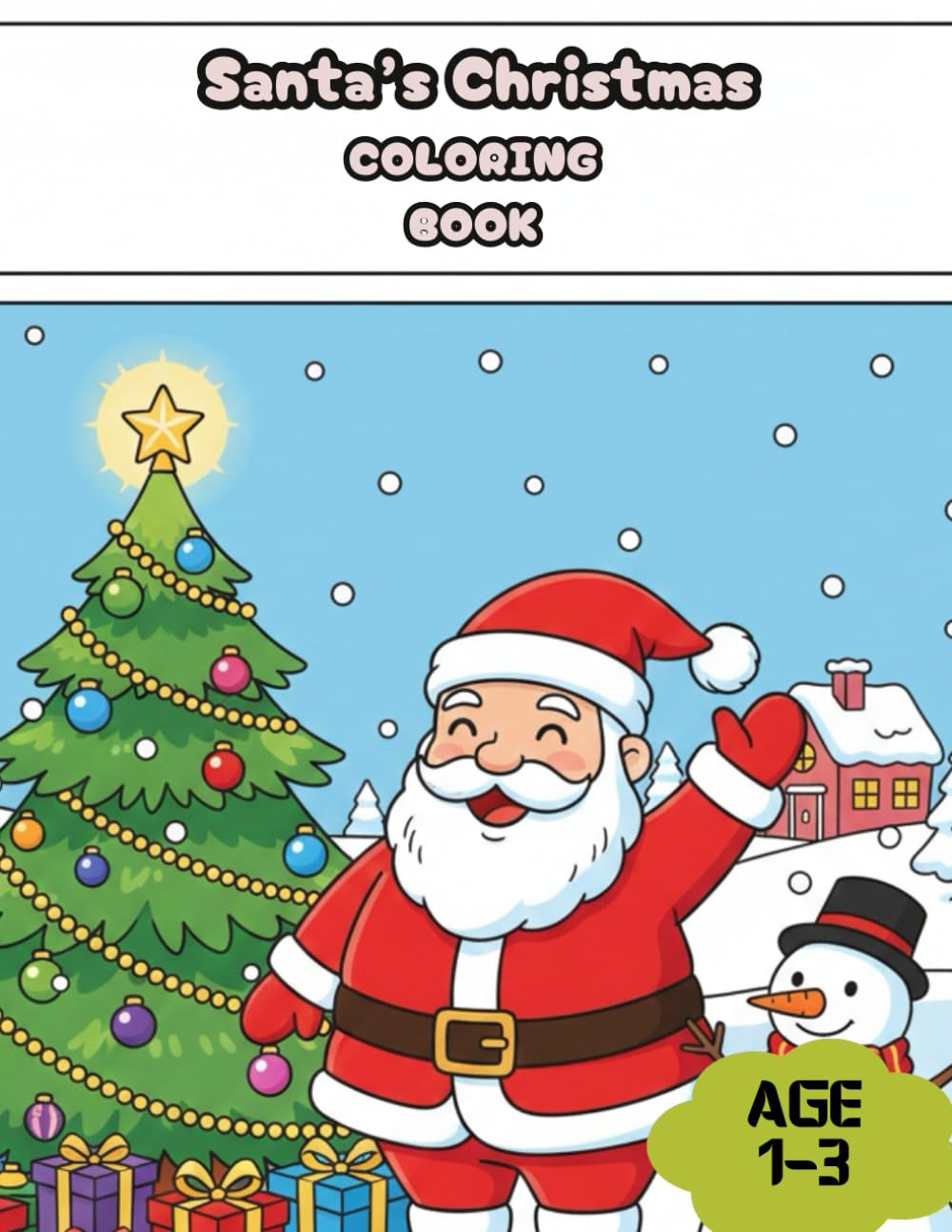 Santa’s Christmas Coloring Book