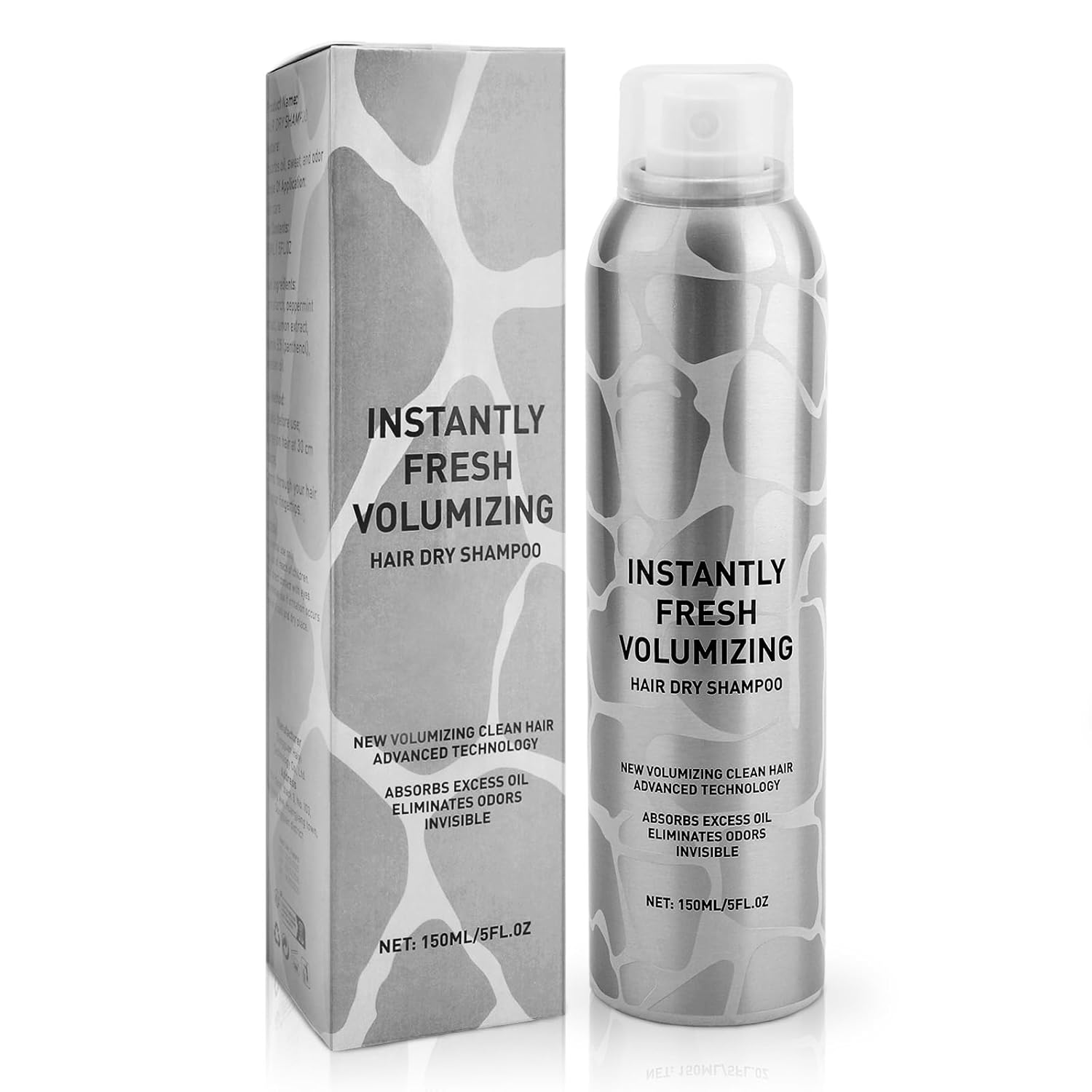 Ponhey Dry Shampoo Spray for Women & Men, Instantly Fresh Volumizing Hair Absorbs Excess Oil Dry Shampoos for All Hair Types, Refreshing And Non-Greasy Touch Activated (150ml)