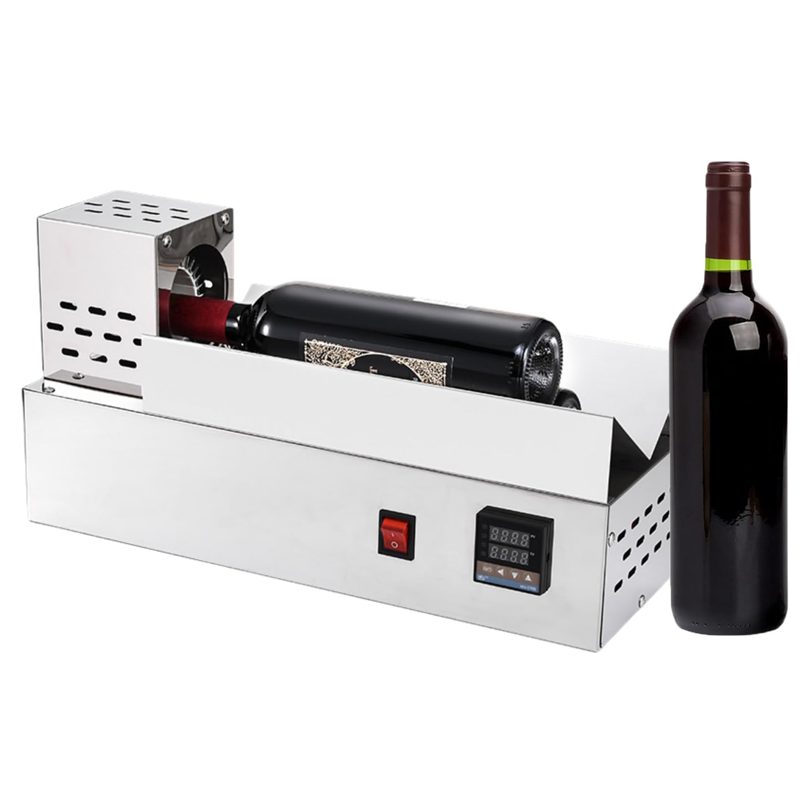 PVC Capsule Shrinking Machine for Wine Bottles, Stainless Steel, 600W