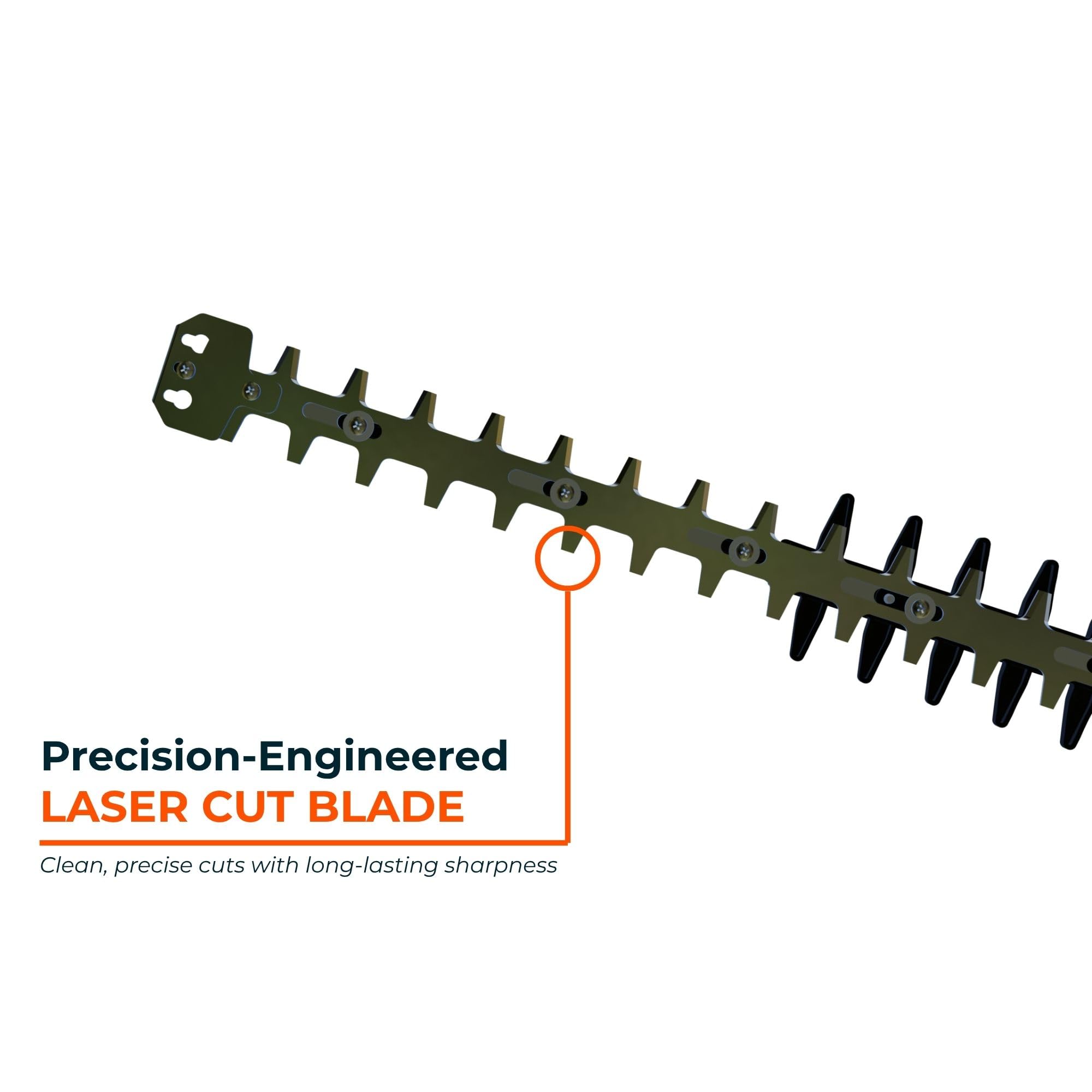 Yard Force Cortasetos de Poste inalámbrico, Extensible, Largo Alcance, Longitud de Corte de 41 cm, batería de Iones de Litio de 20 V y Cargador, Cabezal Ajustable de 135°, Cuchillas de Doble acción -