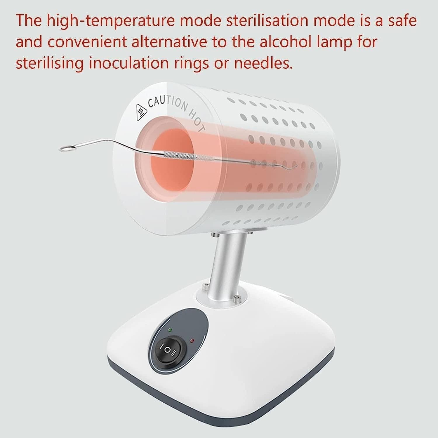 Gerrit Autoclave da Laboratorio Elettrica, Sterilizzatore A Infrarossi, Sterilizzatore Ad Anello per Inoculazione, Disinfezione Ad Alta Temperatura, Sterilizzatore Rapido