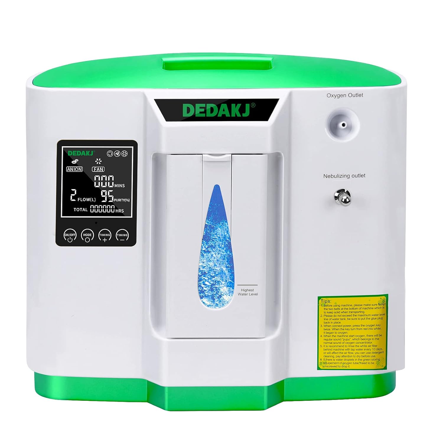 29L/min Flow Oxygen Concentrator AC 220V O2 Generator Portable