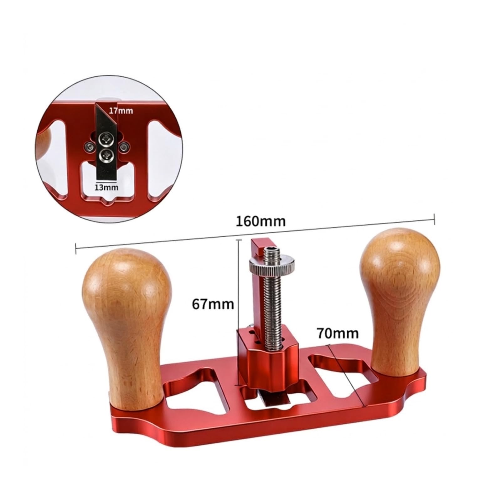 Rabot de Défonceuse Compact à Rainurer en Alliage Aluminium