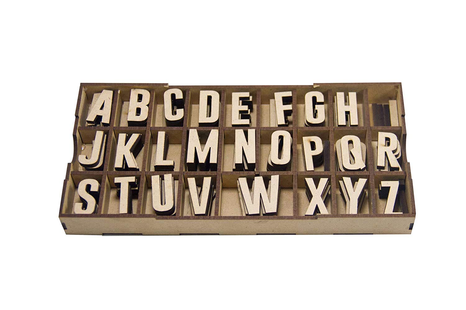 Alphabet Memory Character Capital Letters ABCD English Alphabets Learning & Educational Puzzle Board Toy Puzzle Toys 5 pcs Each Alphabet (Beige)-picture-25