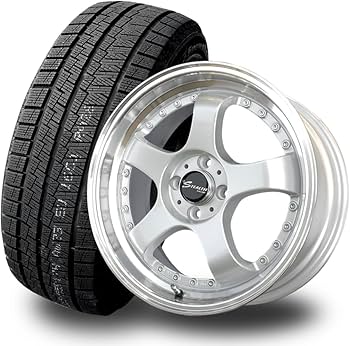 Amazon | 205/50R17 スタッドレスタイヤ&ホイール4本セット オーラ