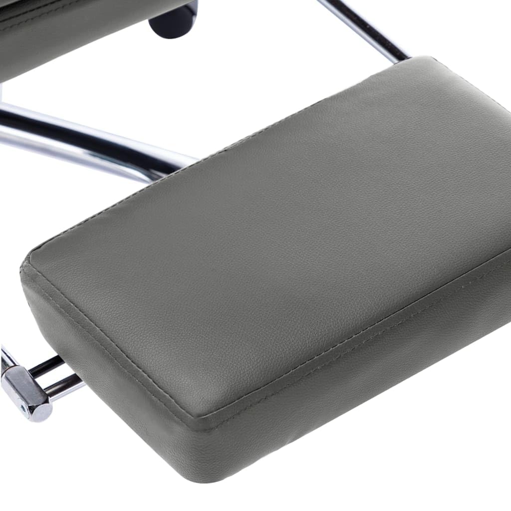 Silla de oficina ergonómica regulable en altura con respaldo alto y reposapiés, silla de oficina ajustable de 95 a 150 grados, equipada con ruedas de nailon para oficina