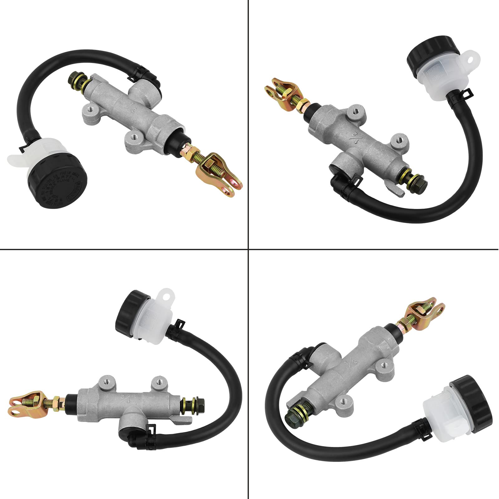 AHL Moto Pedale Freno Posteriore Pompa Serbatoio Idraulico Cilindri Freni per CBR250 VT250 CB400 VTEC I II III CBR400 VFR400 CB-1 modificare refit Generic
